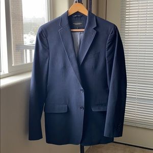 Navy Blue herringbone Blazer Banana Republic Men’s size 38R Jacket